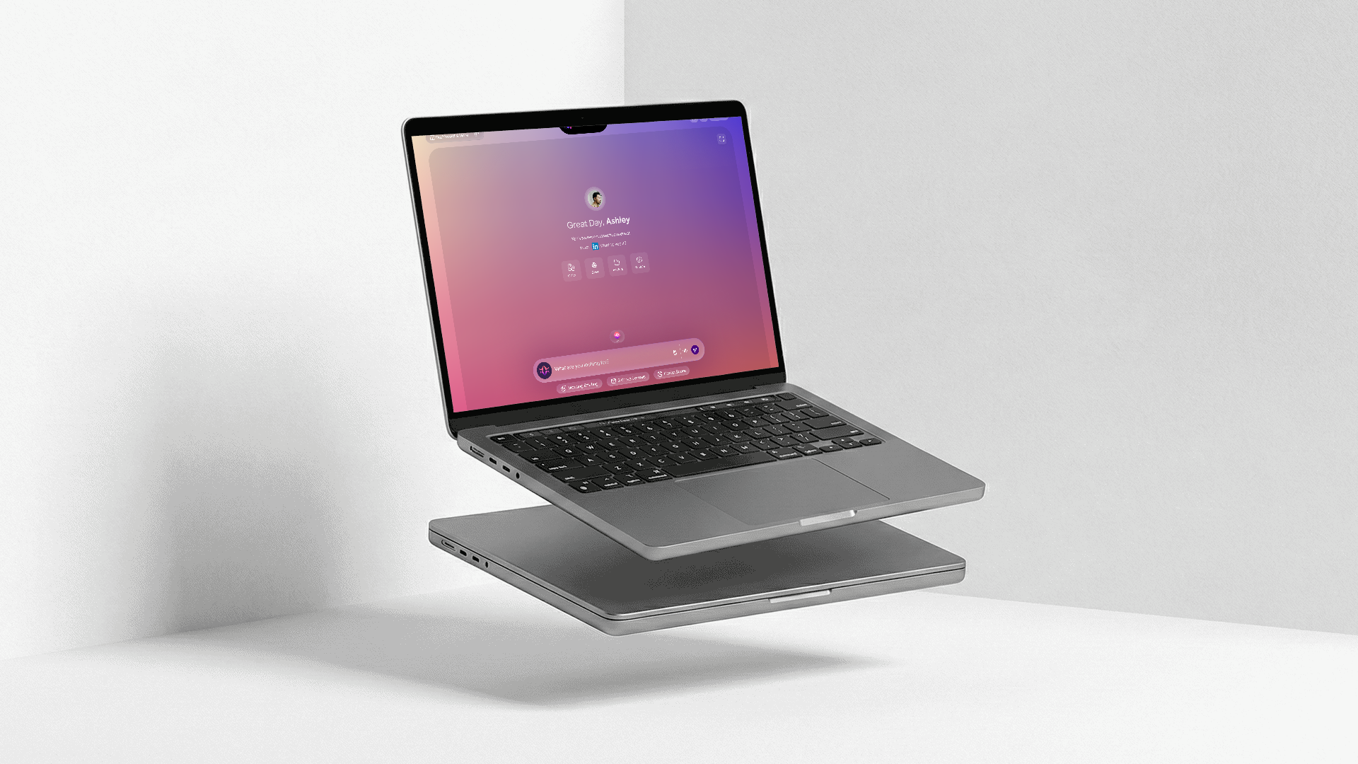 MASGARTI OS running on laptop hardware